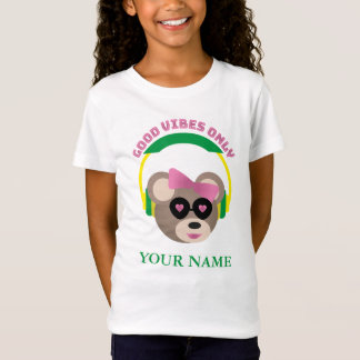Bra Vibes Endast roligt björn T Shirt