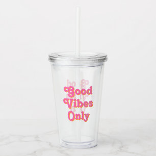 Bra Vibes Endast rosa orange - rensa Take Away Mugg