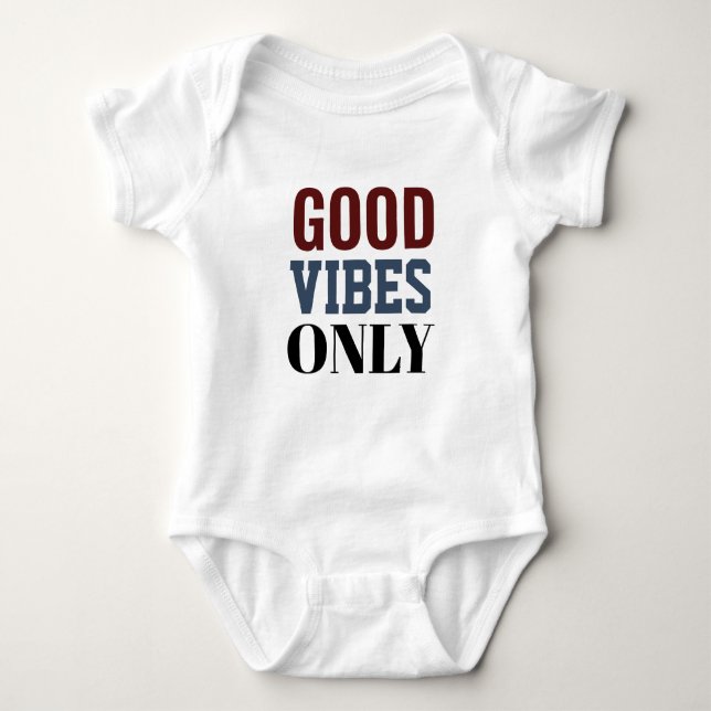 Bra vibes endast t-shirt (Framsida)