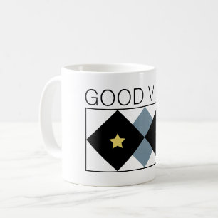 Bra Vibes enkla och otrevliga design Kaffemugg