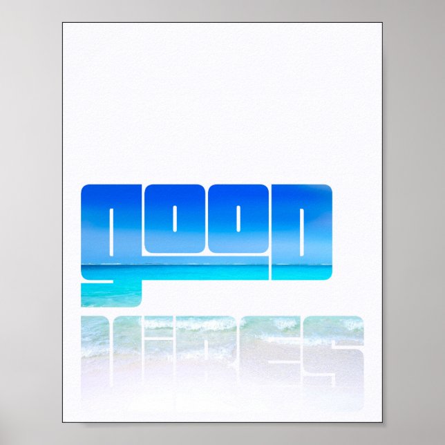 Bra Vibes Fade till Vågar Poster (Framsidan)