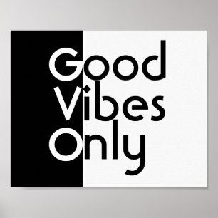 bra vibes poster endast trendig hipster-dekor