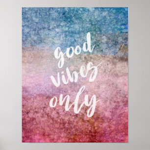 bra vibes, poster endast väggkonst
