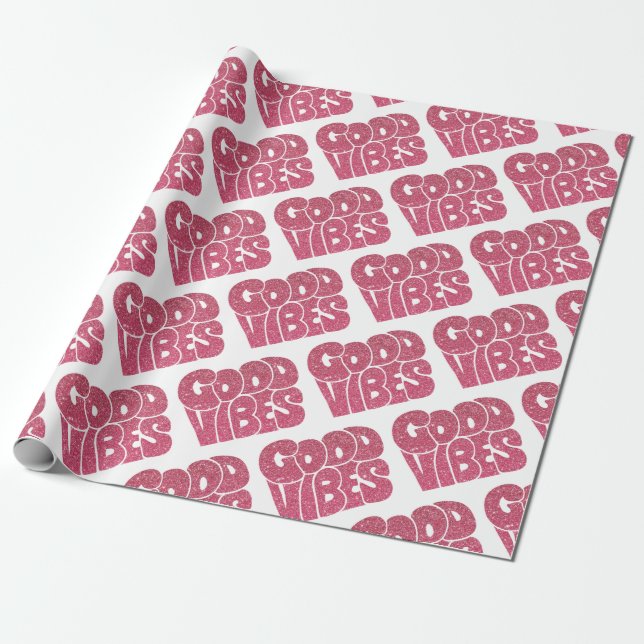 Bra Vibes Wrapping Papper Presentpapper (Utrullad)