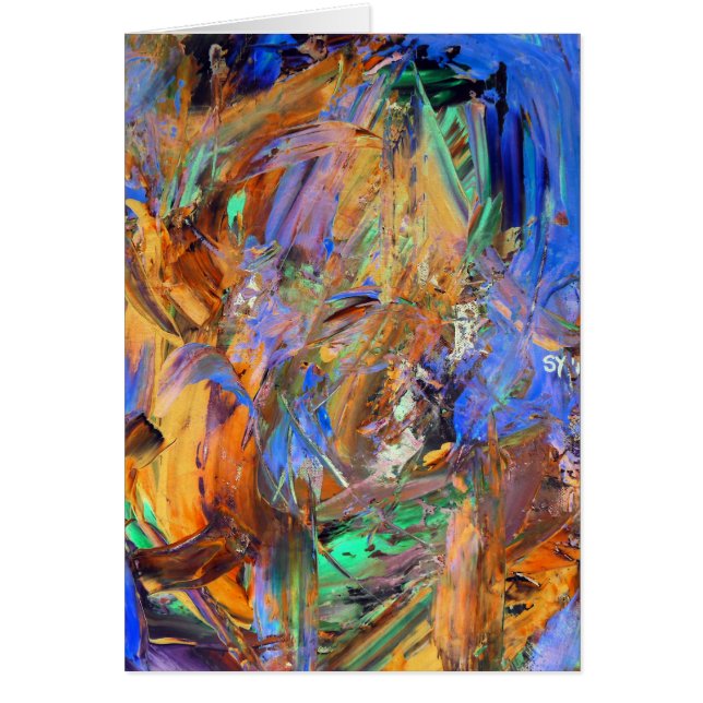 Bra vibrationer hälsningskort (Framsidan)