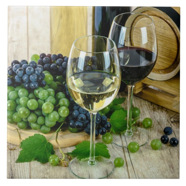 Bra Vin, Åldras till Perfektion Kakelplatta (Framsidan)