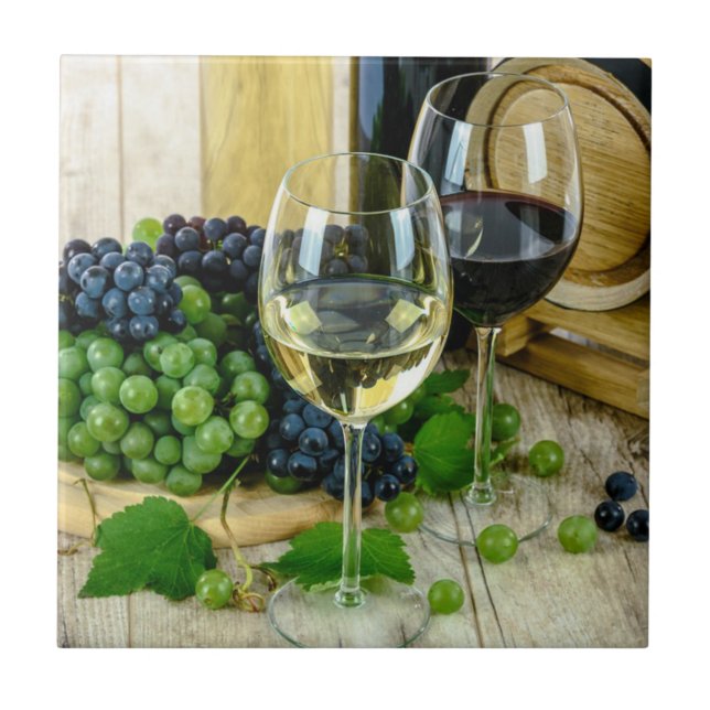 Bra Vin, Åldras till Perfektion Kakelplatta (Framsidan)