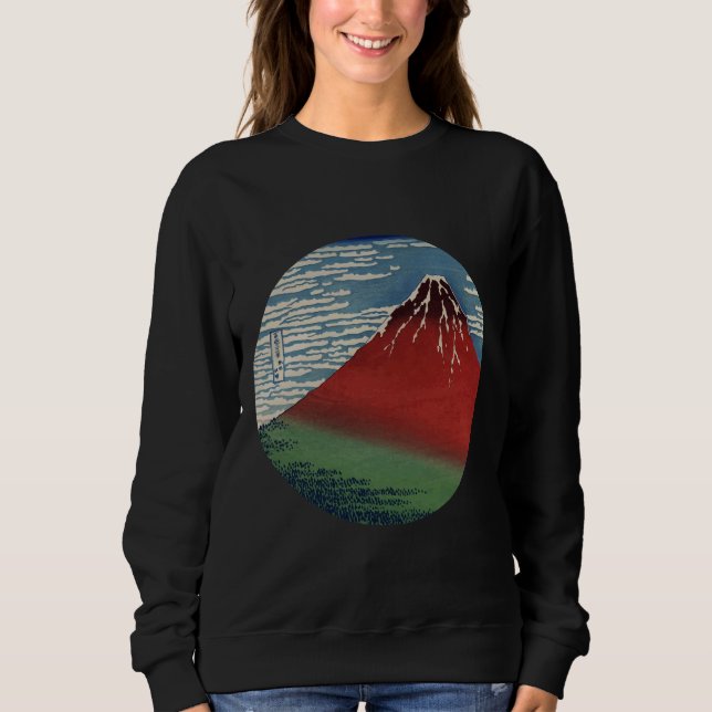 Bra Vind Rensa morgonen efter Katsushika Hokusai T Shirt (Framsida)