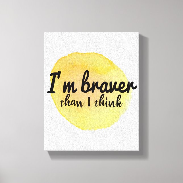 bra visar citattecken för själv kärlek canvastryck (Framsida)