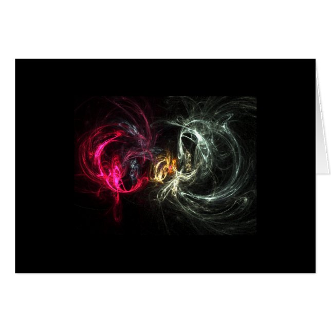 Bra vs ondska hälsningskort (Framsidan Horizontal)