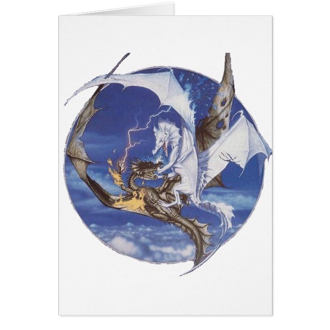 Bra vs ondska hälsningskort (Framsidan)