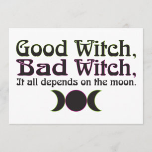 "Bra Witch, Bad Witch..." Inbjudningar