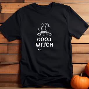 Bra Witch Black and White Halloween Women's T Shirt