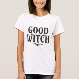 Bra Witch Black and White Womens Halloween TShirt T Shirt