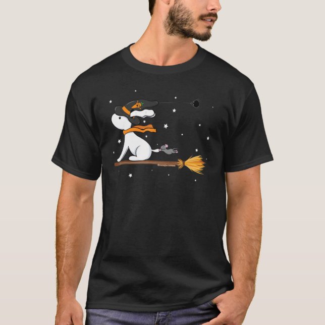Bra Witch Bunny T Shirt (Framsida)