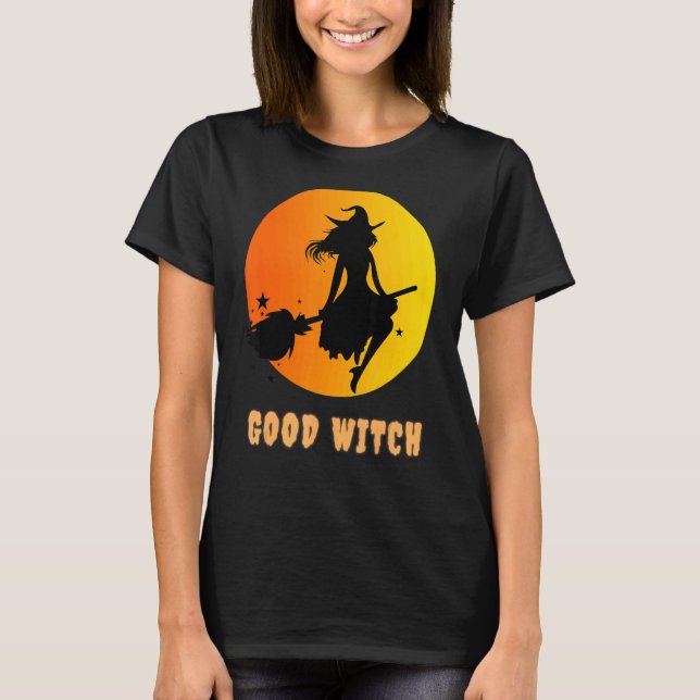 Bra Witch Halloween för manar kvinnor T Shirt (Framsida)
