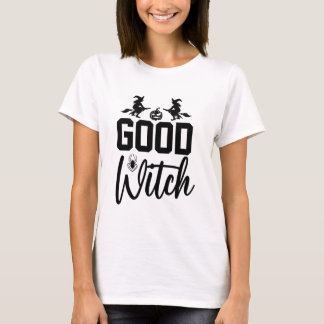 Bra Witch Halloween Funny Kläder för kvinnor T Shirt