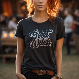 Bra Witch Retro Stil T-Shirt