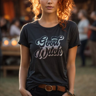 Bra Witch Retro Stil T-Shirt