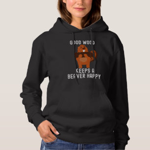 Bra Wood Behållas A Beaver Lycklig Beaver T Shirt