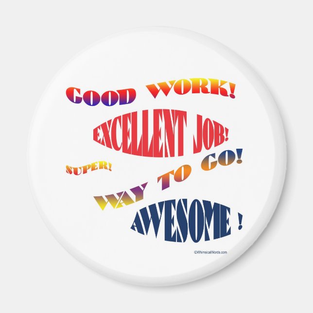 BRA WORK MAGNETS MAGNET (Framsidan)