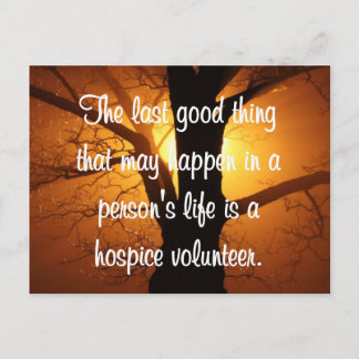 Bra Works of the Hospice Volunteer Vykort