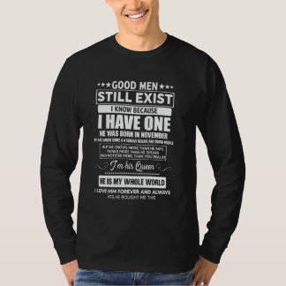 Braa Män Finns Fortfarande Han Föddes I November R T Shirt