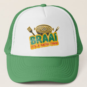 Braai Det är en Saffa Sak - South African BBQ Gif Keps