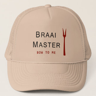 Braai ledar- hatt keps