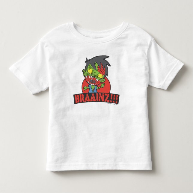 BRAAINZ!!! (Småbarnformat) T-shirt (Framsida)