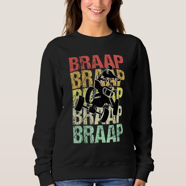 Braap Quad-Vintage T Shirt (Framsida)