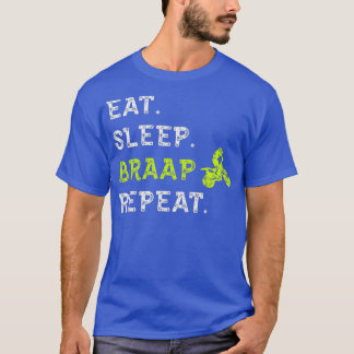 Braap Repeat Motocross Dirt Bike Off Road Enduro T Shirt