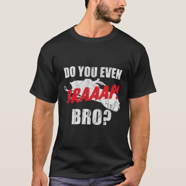 Braap Snowmobile, broap Bro Ditch Banger Sle T Shirt (Framsida)