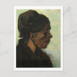 Brabant Peasant Woman Mörk Cap, Vincent van Gogh Vykort