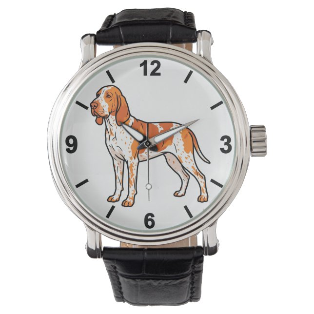 Bracco Italiano Dog Wrist Watch Pet Style Armbandsur (Framsida)