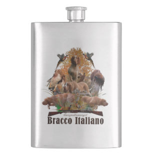 Bracco Italiano Flask Fickplunta