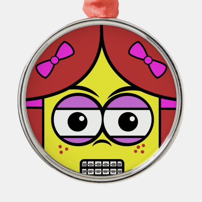 Brace Ansikte Julgransprydnad Metall (Framsidan)