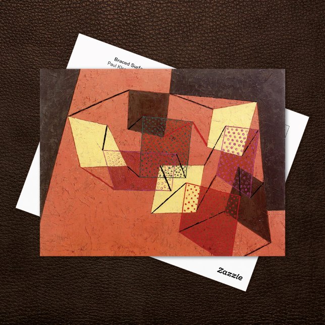 Braced Yta Abstrakt Paul Klee Vykort (Skapare uppladdad)