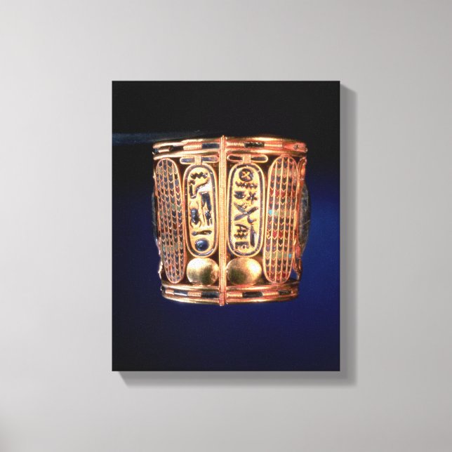 Bracelet med Psusennes I-cartouche Canvastryck (Framsida)