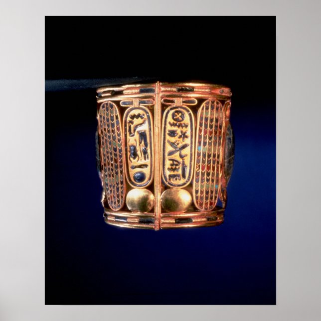 Bracelet med Psusennes I-cartouche Poster (Framsidan)