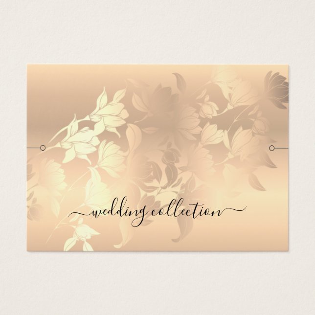 Bracelet Visning Card Romantic Vintage Rosa  Visitkort (Framsidan)