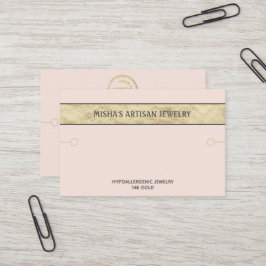 Bracelet Visning  Guld Logotyp Affärskort Visitkort