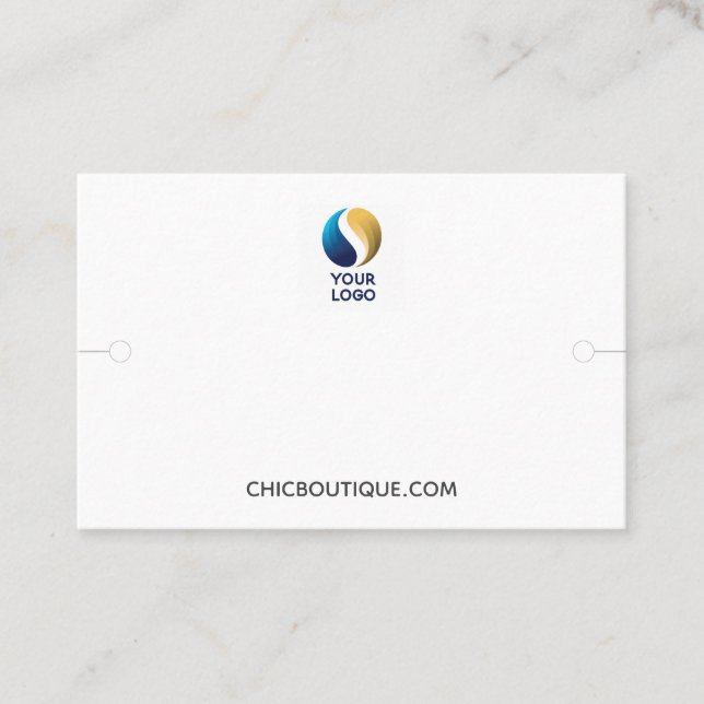 Bracelet Visning Holder Lägg till din Logotyp Visitkort (Framsida)