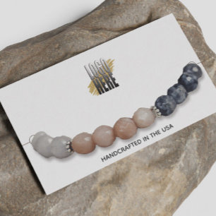 Bracelet Visning Vita media i Logotyp Social Visitkort