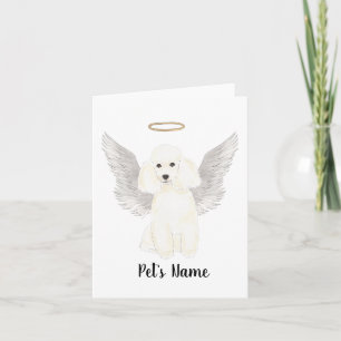 Bracelet White Pudel Sympathy Memorial Bracelet Kort