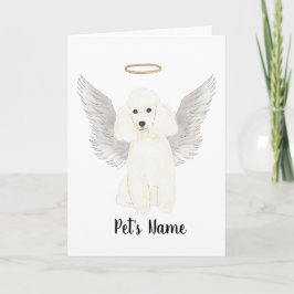 Bracelet White Pudel Sympathy Memorial Bracelet Kort