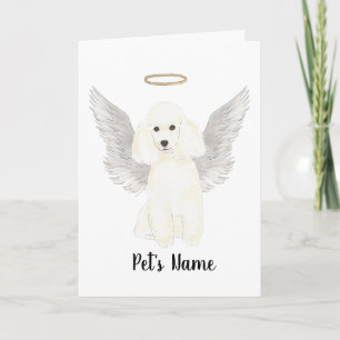 Bracelet White Pudel Sympathy Memorial Bracelet Kort