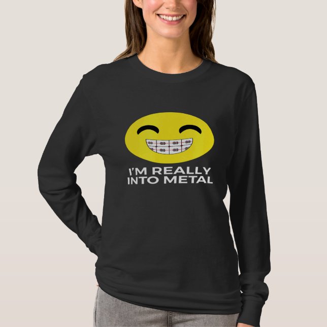 Braces Joke Braces Gift T Shirt (Framsida)