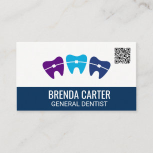 Braces på Teth QR Scan Code-Affärskort Visitkort