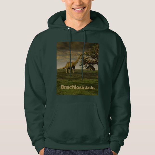 Brachiosaurus Anpassad Hoodie (Framsida)